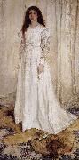 James Abbot McNeill Whistler Symphony in White no 1: The White Girl - Portrait of Joanna Hiffernan Sweden oil painting artist